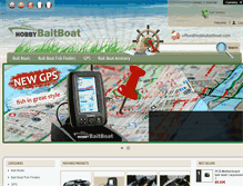 Tablet Screenshot of hobbybaitboat.com